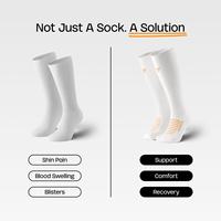 Chaussettes de course personnalisées de haute qualité, chaussettes de sport mi-hautes, antidérapantes, performance, chaussettes de cyclisme pour hommes et femmes