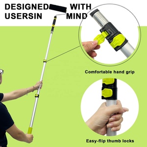 Perche <span class=keywords><strong>télescopique</strong></span> pour peinture de 49 cm à 95 cm, en alliage d'aluminium épaissi, pour rouleau à peinture et bloc de ponçage - Product Image 5