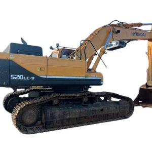 Excavatrice originale et d'occasion Hyundai 52 tonnes 520LC-9T grande pelleteuse d'occasion Hyundai 520 terrassement bon marché prix pour Offre Spéciale - Product Image 1