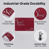 Carte de membre RFID personnalisée 13,56 MHz Fudan F08 1K Chip PVC pour club, salle de sport, hôtel, programme de fidélité, accès et impression