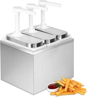 Distributeur de Ketchup de Table en Acier Inoxydable Jasonlon – Pompe à Sauce Suspendue de Haute Qualité en Plastique Durable