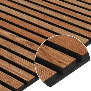 Panel Acústico de Listones de Madera Akupanel NRC 0.85 Insonorizante Decorativo para el Hogar NF001 Alta Absorción de Sonido Reduce el Ruido - Product Image 2