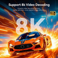 Projecteur de cinéma Dcolor OEM ODM, console de jeu, stick de jeu intelligent portable LED, mini projecteur Android pour la maison, vidéo 4K, Proyectores