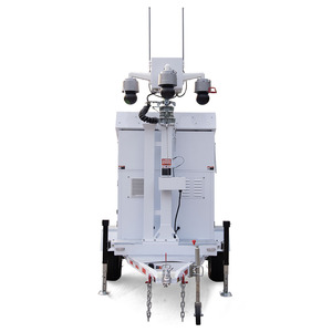 Portable Mobile Surveillance Trailer With PTZ <b>Camera</b> <b>Solar</b> Power UST900 <b>Solar</b> Monitoring Tower UST900 - Product Image 5