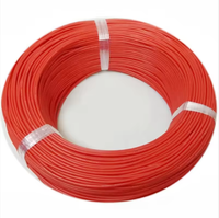 Kabel dan Kawat Konduktor Tembaga 300V Tahan Suhu Tinggi, Kawat Karet Silikon Telanjang Fleksibel Tahan Panas (4/6/8 AWG)