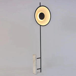 Lampadaire minimaliste moderne à source de lumière LED, lampe sur pied en métal pour salon, chambre à coucher, bureau, éclairage domestique de style nordique - Product Image 2