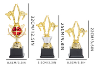 Premios y Trofeos de Plástico de Diseño Personalizado para Eventos de Artes Marciales de Wushu, Taekwondo, Karate y Boxeo Coreano AD71