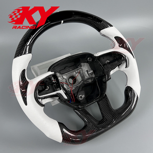 Volante de Fibra de Carbono con LED Personalizado para Dodge Challenger Charger Hellcat RT Scat Pack SRT SXT GT Durango - Product Image 2