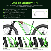 Batterie de vélo électrique sur mesure en gros, pack de batteries au lithium 36V 48V 52V 72V, 20.8Ah 24Ah 31.2Ah 41.6Ah, fabricant