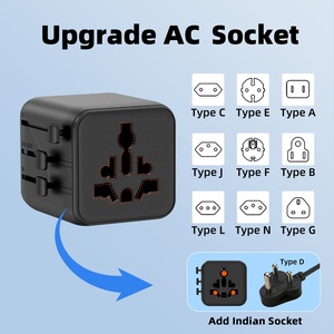 Adaptador de Viaje Universal de Tamaño Mini para Múltiples Países, Convertidor de Enchufe de Viaje - Product Image 5