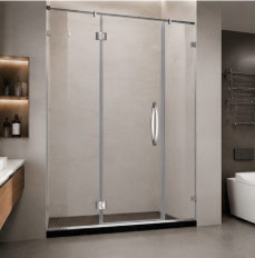 <span class=keywords><strong>Mampara</strong></span> de <span class=keywords><strong>Ducha</strong></span> Moderna Minimalista de Alta Calidad con Puerta <span class=keywords><strong>Corredera</strong></span> de Vidrio Templado Transparente sin Marco - Product Image 4