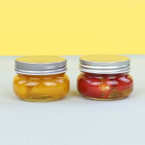 Modern Transparent Airtight Glass <b>Jars</b> with Lids-Empty Mason <b>Jars</b> <b>for</b> Camping & <b>Kitchen</b> Use Food <b>Storage</b> - Product Image 2