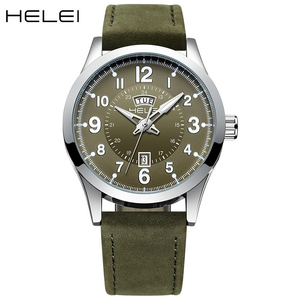 Nuevo reloj de cuarzo Xiyin para hombre, de cuero genuino, resistente al agua, muy vendido. - Product Image 1