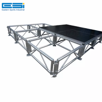 Vente de podiums de scène portables en bois pour concerts, podiums de chœur, podiums rétractables en aluminium, couvertures de scène portables