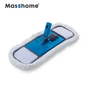 Masthome Professional Supplier Click System Flat Microfiber Mop Head