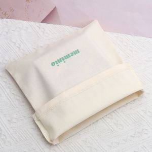Bolsa de Muselina Orgánica con Logotipo Personalizado, Bolsa Pequeña de Algodón para Joyería, Bolsa con Cordón para Empaque - Product Image 6