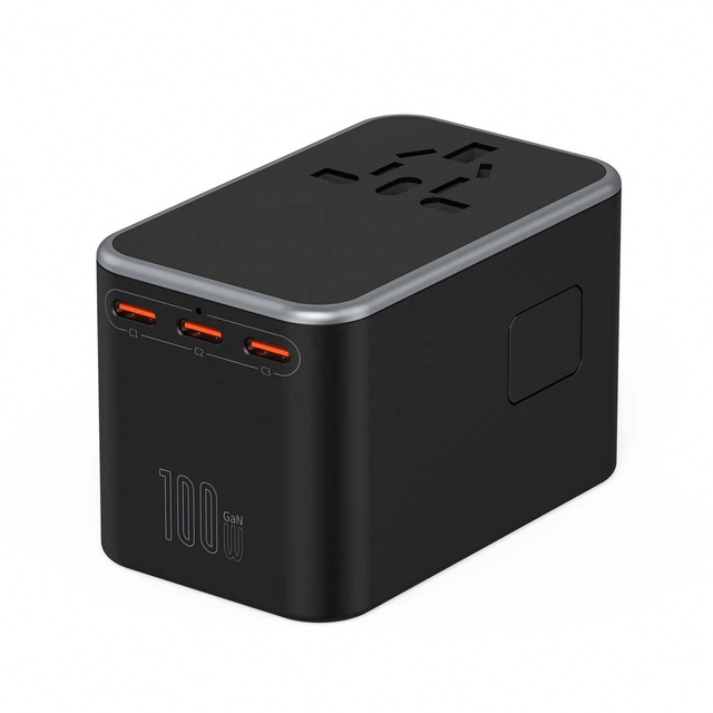 100W GaN PD Power Adapter Travel Quick Charger International Universal Travel Adapter Type-c for Laptop Charger