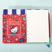 Cuaderno de Pulpa de Madera Acrílica para Shake Book, Impresión a Color, A5, Hojas Sueltas, Diario para Estudiantes