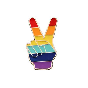 BSBH брошь с надписью «Peace and Love» на одежду, значок-значок лесбиянок, эмалированная брошь на лацкан
