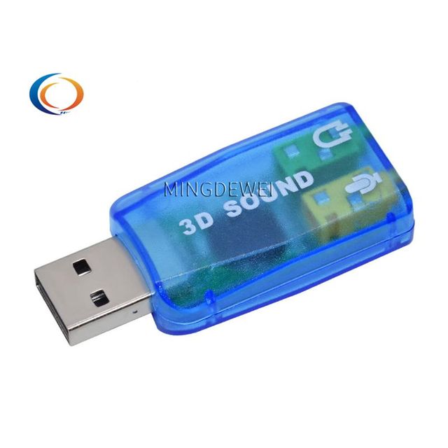 Mini External Usb to 3.5mm Mic Headphone Jack Stereo Headset 3d Sound Card Audio Adapter New Speaker Interface for Laptop