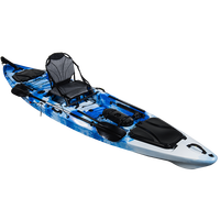 Xkuer — chaise de pelouse pliable 13 pieds, siège assis, pour Kayak, pêche
