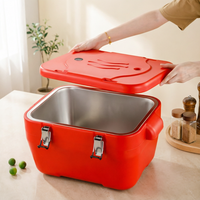 4-teiliges Set 20L/25L/35L/50L Catering Speisenwärmer Isolierte Thermobehälter für Outdoor-Veranstaltungen