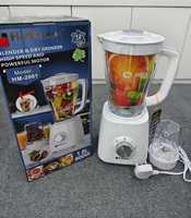 Blender Multifungsi Hoffmans 2 in 1 800W Kecepatan Tinggi dengan Wadah PC 1.8L Anti Pecah untuk Dapur Afrika