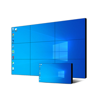 Video Wall LCD sin Bordes de 55 Pulgadas, Pantalla Táctil con Marco Ultra Delgado de 3.5mm, Video Wall de Empalme 2x3 3x3 para Anuncios en Centros Comerciales