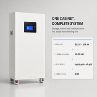 Système de stockage d'énergie domestique tout-en-un, hybride, empilable, hors réseau, 48V 314Ah LiFePO4, IP65, 16KWh, RS485 CAN WIFI, OEM ODM