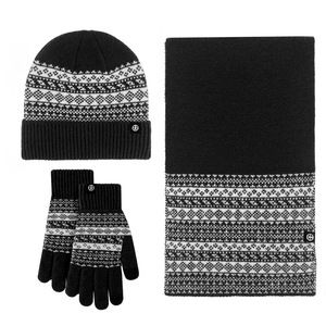 <span class=keywords><strong>Ensemble</strong></span> de 3 pièces pour <span class=keywords><strong>fille</strong></span>, style japonais, gants en tricot, écharpe, <span class=keywords><strong>bonnet</strong></span>, laine chaude, anti-froid, écharpe à pompon - Product Image 6