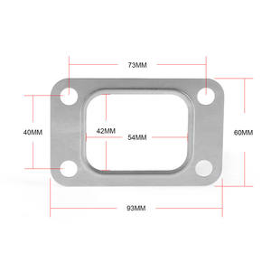 Juntas de Colector de Admisión y Escape del Turbocompresor para Bridas T25 T28 GT25 GT28 T2, Juntas del Sistema de Motor Automotriz - Product Image 1
