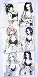 แผ่นอะคริลิคตกแต่งลายอนิเมะดาบพิฆาตอสูร DM Wholesale <span class=keywords><strong>Demon</strong></span> Anime Slayer Waifu A6 รุ่น 101 Matrix แบบกล่องสุ่ม พร้อมทรายไหลตกแต่งโต๊ะทำงาน ของเล่นขายปลีก - Product Image 5