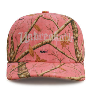 Gorras Tácticas de Tela Resistente a Desgarros de Alta Calidad, Gorras de Campamento Personalizadas con Correa Ajustable de Poliéster Impermeable, Gorras Deportivas Rosas - Product Image 3