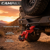 [CAMPAX] Trailer Hitch Receiver D-Shackle Tow Ball 2in 8T Baja Tempa untuk Penarikan Off-Road 4x4 |   Konektor gandengan