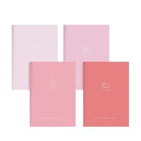 Cahier de notes A4 A5 B5 pour étudiants, reliure cousue, personnalisable, différentes couleurs et pages intérieures
