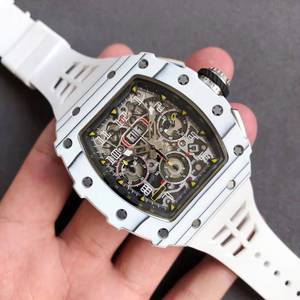 Reloj Mecánico Automático Multifunción Cronógrafo de Cerámica Blanca Street Trend 1103 para Hombre, Resistente a Impactos y al Agua, para Exteriores - Product Image 2