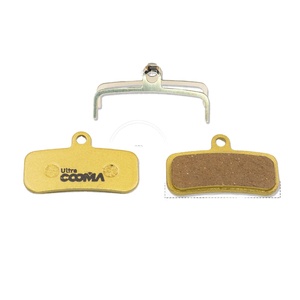 <span class=keywords><strong>COOMA</strong></span> Sport Fahrrad Vollmetall-Scheibenbremsbeläge Gold Mehrere Größen - Product Image 1