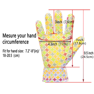 PRI 맞춤형 내구성 방수 면 안감 탄성 손목 DDP/<span class=keywords><strong>FOB</strong></span> 물류 빠른 배송 노란색 가시 방지 세련된 장갑 - Product Image 2