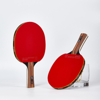 Nouvelle arrivée de la marque Kuangfeng : Raquette de tennis de table haute performance, caoutchouc de qualité supérieure, ensemble de tennis de table avec sac en cuir.