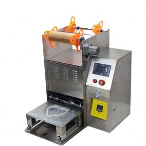 เครื่องซีลถาดอาหารกึ่งอัตโนมัติสำหรับถาดใส่เครื่องดื่มน้ำผลไม้ชาพลาสติก กล่องอาหารกลางวัน และถาดอาหาร - Product Image 3