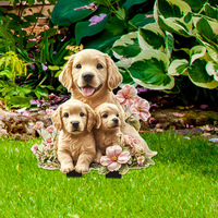 Decoración de Jardín para el Día de la Madre, Impresión Acrílica Plana 2D Personalizada con Diseño Familiar Madre-Hijo, Decoración para Patio Exterior, Cumpleaños