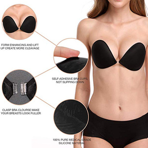 <span class=keywords><strong>Reggiseno</strong></span> <span class=keywords><strong>Senza</strong></span> <span class=keywords><strong>Spalline</strong></span> Push-up, <span class=keywords><strong>Senza</strong></span> Schienale, Lavabile, Adesivo in Spugna, <span class=keywords><strong>Senza</strong></span> Cuciture, Taglie Forti, in <span class=keywords><strong>Pizzo</strong></span>, Invisibile per Donna - Product Image 3