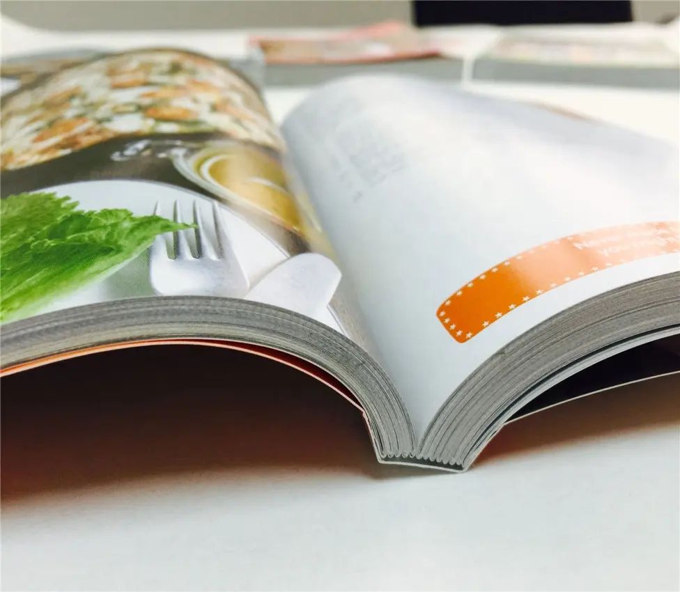 Softcover livro impressão Cooking Book com encadernação perfeita A4 A5 personalizado