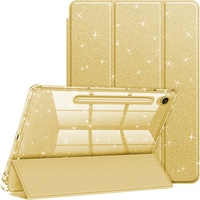 Nouvelle conception Étui en cuir transparent brillant et coloré avec paillettes pour enfants pour Samsung A9 Plus