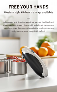 Ouvre-boîte manuel avec poignée, facile à utiliser pour les boîtes de nourriture pour chiens et l'usage domestique - Product Image 6