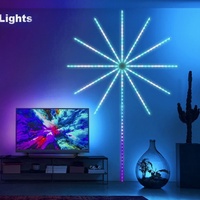 5V Smart Control LED feux d'artifice bande lumineuse IP65 décoration de festival de noël affichage de lumière colorée