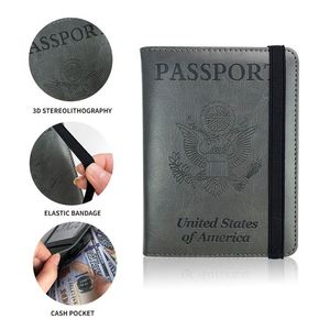 Set de Regalo de Viaje con Porta Pasaportes Delgado y Etiqueta de Equipaje con Logotipo Personalizado, Funda de Pasaporte de Cuero PU y Etiqueta de Equipaje al por Mayor - Product Image 3