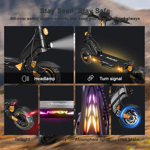 Scooter Eléctrico Inteligente para Adultos, Controlado por Aplicación, de Aleación de Aluminio, Rápido y Potente, Disponible en Nuestro Almacén de EE. UU. - Product Image 3