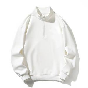 <span class=keywords><strong>Felpa</strong></span> <span class=keywords><strong>con</strong></span> Logo ricamato a quarti <span class=keywords><strong>con</strong></span> Zip in cotone sublimazione <span class=keywords><strong>felpa</strong></span> da <span class=keywords><strong>uomo</strong></span> - Product Image 4