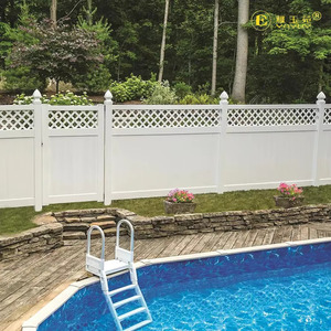 <span class=keywords><strong>6</strong></span> ft <span class=keywords><strong>x</strong></span> <span class=keywords><strong>8</strong></span> ft giá rẻ Trắng Vinyl lưới riêng tư PVC hàng rào Tấm Nhà sản xuất Gothic hàng đầu Vinyl hàng rào tấm riêng tư được sử dụng để bán - Product Image 4